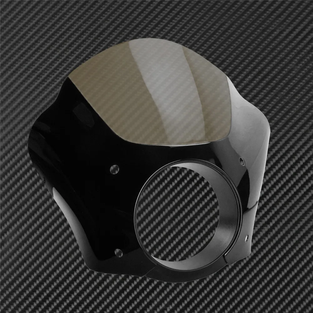 Мотоциклетная дымовая фара обтекатель четвертое лобовое стекло для Harley Dyna FXR Super