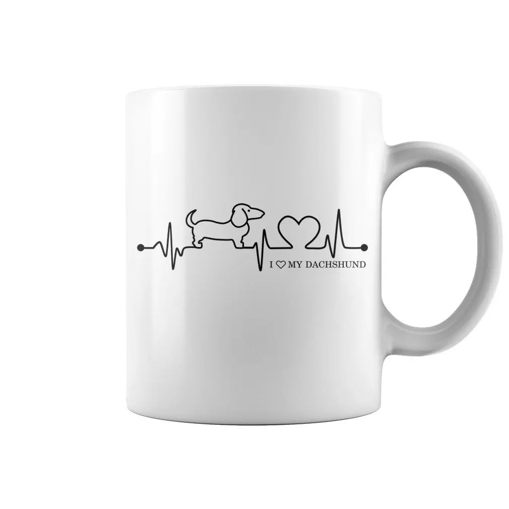 Такса подарки сердцебиение вейнер Собака Такса тематические подарки Собака Такса Любовник Подарочная кружка для кофе чайная чашка