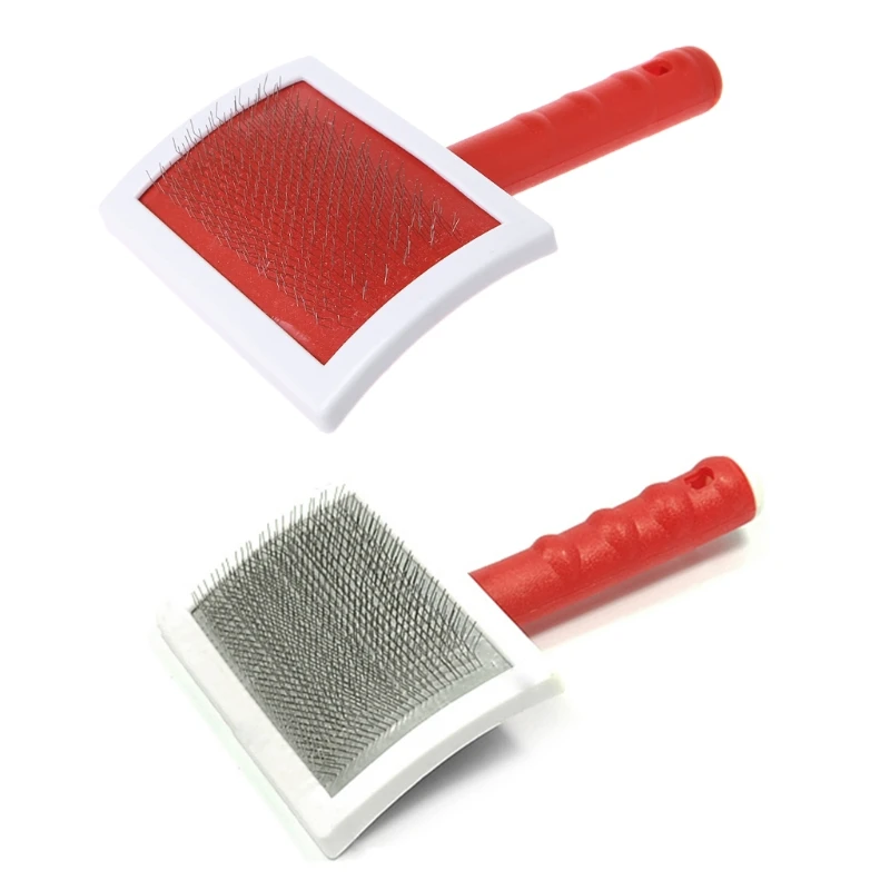 

Pets Cats Puppy Dog Hair Shedding Grooming Brush Slicker Comb Tool Large new