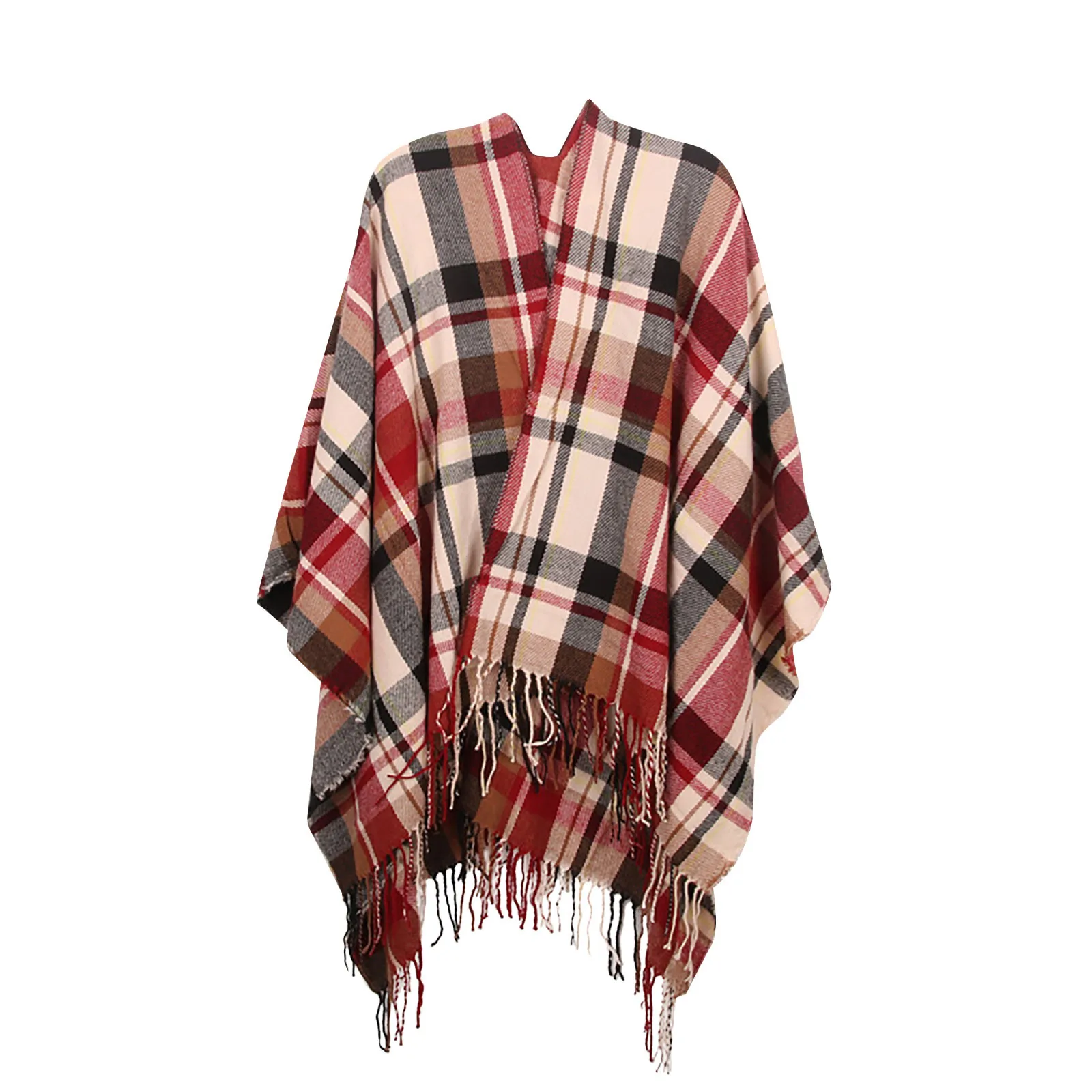 Женская кашемировая шаль 135*175 см утолщенная сохраняющая тепло плащ шарф новая