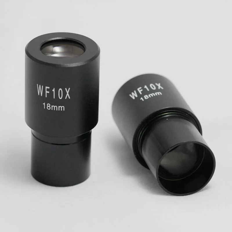 Новая пара окуляров WF 10x /18 мм для композитного микроскопа 23 2 мм|microscope eyepiece|eyepiece