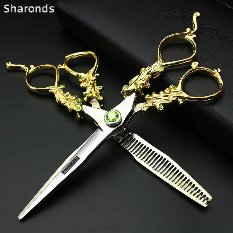 Профессиональные японские 440c 6 дюймовые индивидуальные ножницы для стрижки