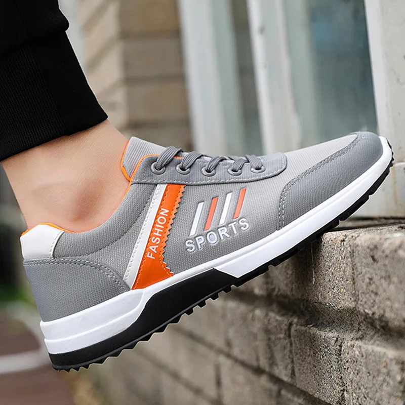 

Cheap Canvas Shoes Men Breathable Gray Black Casual Shoes Sneakers Male Fashion Sport Shoes Man Zapatillas Sneakers Homme New