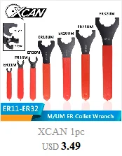XCAN 1 шт. CNC ER16 Весна хомутик пружина ножедержатель для гравировальный станок с ЧПУ и фрезерный станок 1/2/3/4/5/6/7/9/10 мм