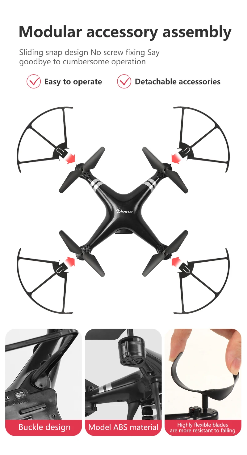 KY101D Дрон 4k камера HD Wifi Трансмиссия fpv Дрон с воздушным давлением фиксированная высота четырехосный Самолет RC вертолет Дрон камера