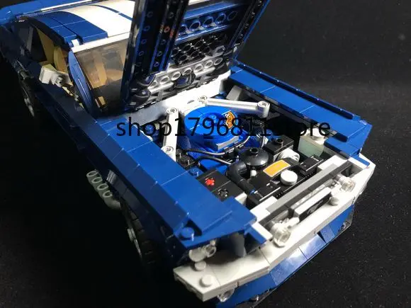 21047 1648 шт Forded Mustanged Technic серия строительных блоков Кирпичи Машинки Игрушки Детские развивающие подарки совместимы с 10265