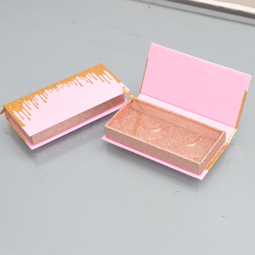 

50/pack Wholesale Lash Boxes Packaging Eyelash Box Package Custom Magnetic Black 3d Mink Lashes Makeup Storage Case bulk Vendors