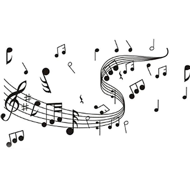 WALL'S вопрос домашний декор в виде скрипичного ключа Наклейки на стены стикеры