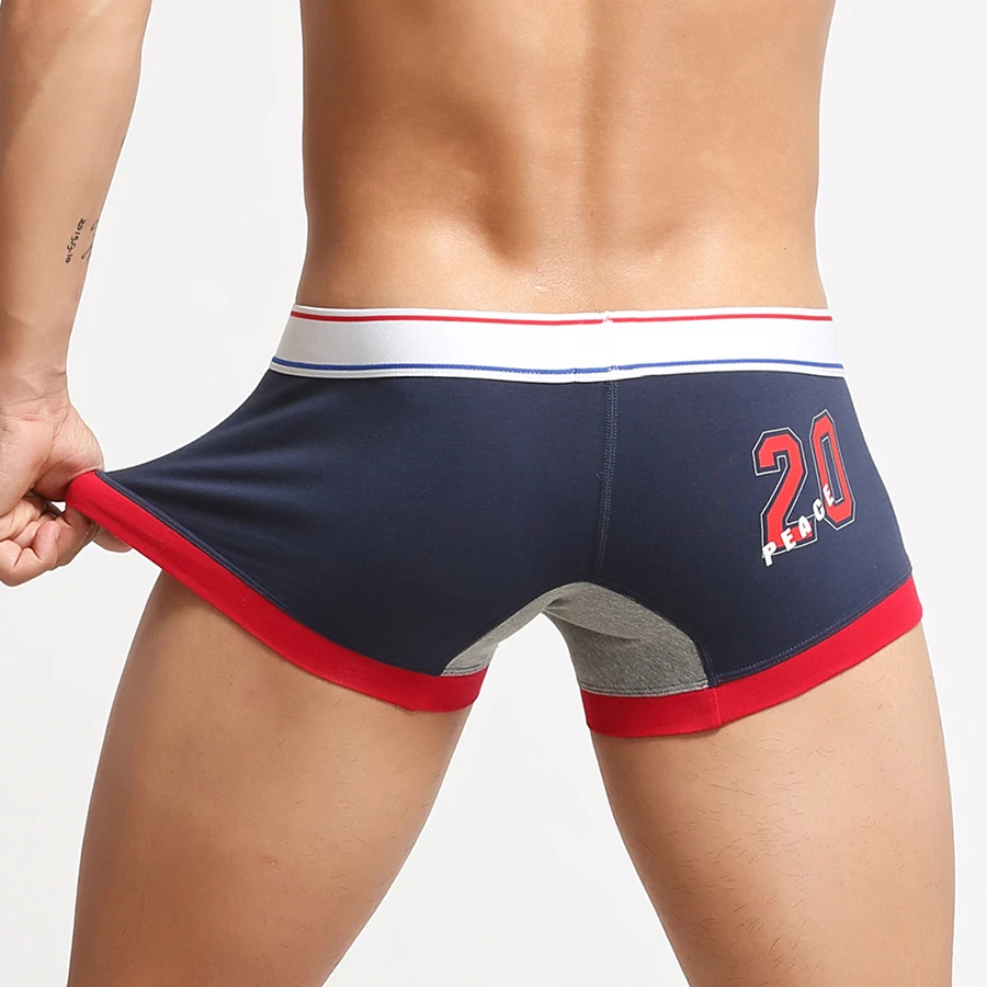 Новое мужское нижнее белье хлопок u-образный мешок боксеры шорты Пижама удобные