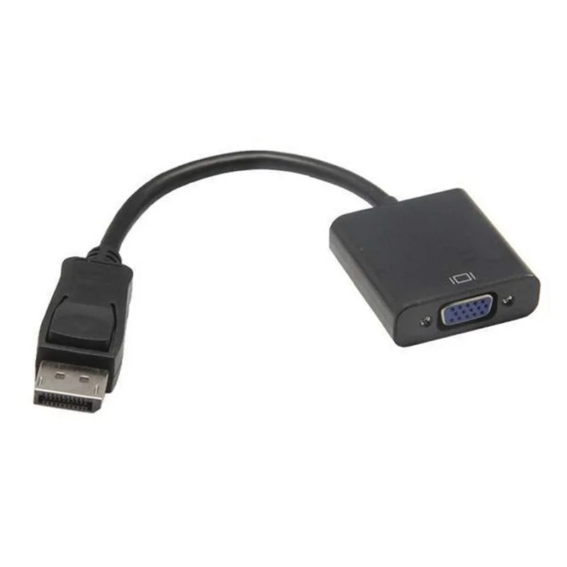 Новый порт дисплея (DP) адаптер VGA 2 упаковки позолоченный штырь гнездо совместимый