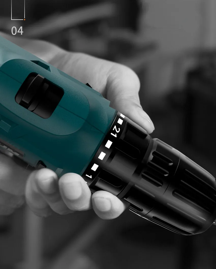 12V 28N/м регулируемый два Скорость Перезаряжаемые литиевая батарея аккумуляторная крутящий момент ручная электрическая дрель мини электрическая отвертка