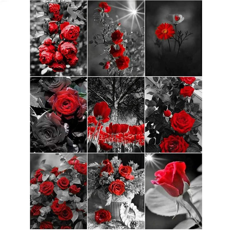 Алмазная мозаика распродажа картины с цветами стразами алмазная вышивка