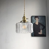 color nordic pendant light lamp glass design deco led hanging light fixtures bedroom modern copper japanese luminaire suspension