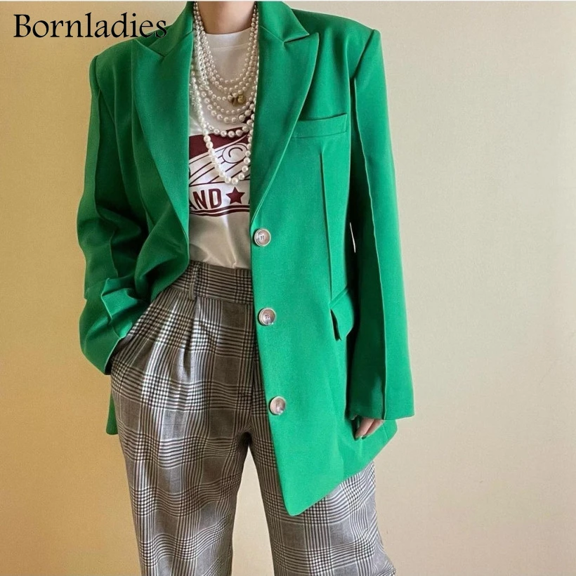 

Женский однобортный Блейзер, свободного покроя, с длинным рукавом, в Корейском стиле, Y2K, осень 2022