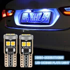 2 шт. Canbus T10 W5W 168 194 светодиодный просвет Подсветка регистрационного номера интерьерная лампа универсальный для VW BMW Audi Ford VW Jetta Toyota Honda