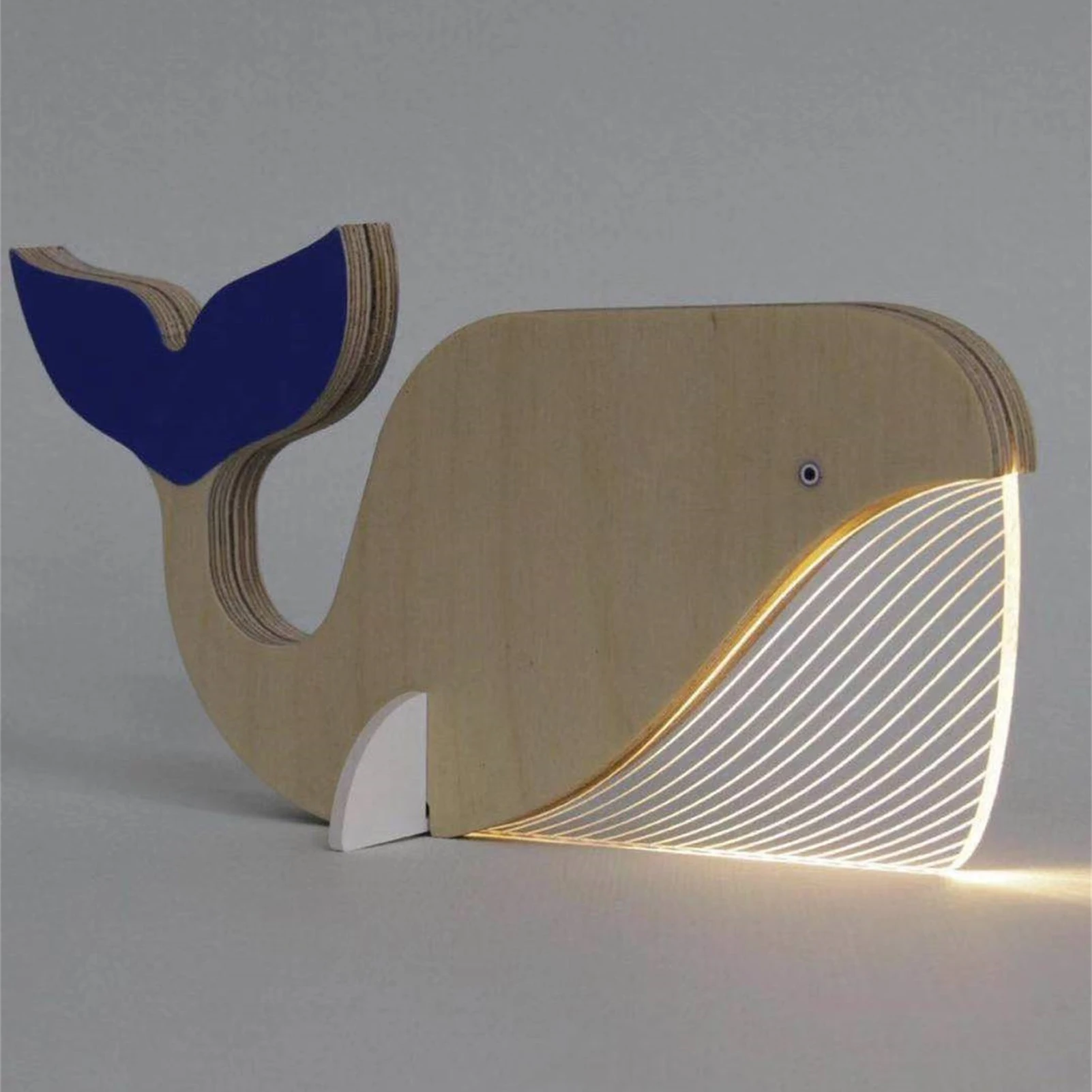 Вой Волка для КИТ декоративный светильник из дерева на день матери украшения