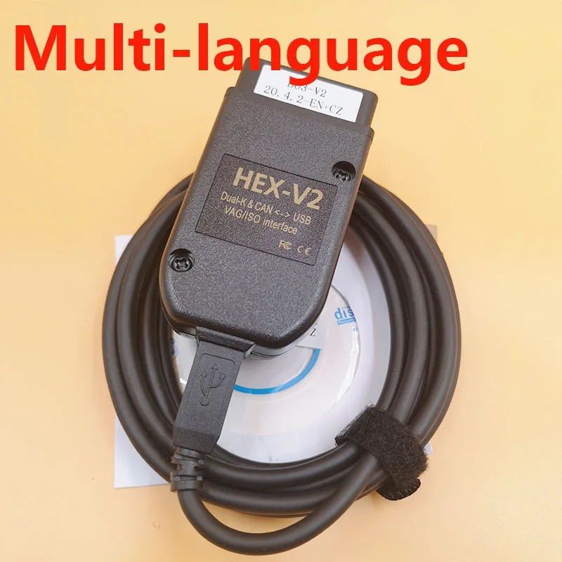 2020 VAG COM 20 4 VAGCOM 20.4.2 Vag HEX V2 USB интерфейс для VW AUDI Skoda Seat 21 3 многоязычный ATMEGA162 + 16V8
