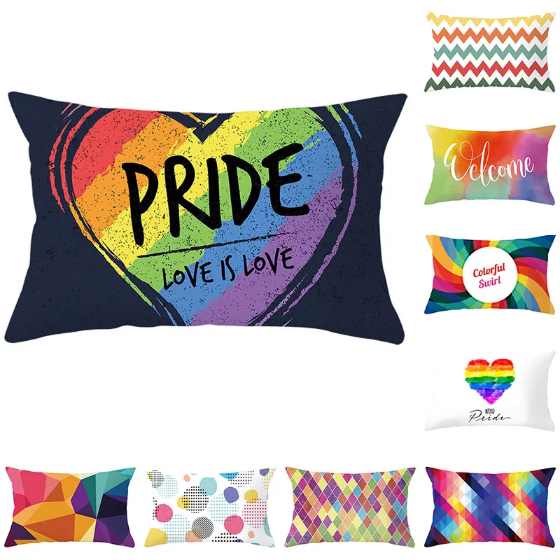 

Geometric Cushion Cover 30x50 Color Elk pillow covers Sofa Decorative Throw Pillow Polyester Home Decoration Pillowcase