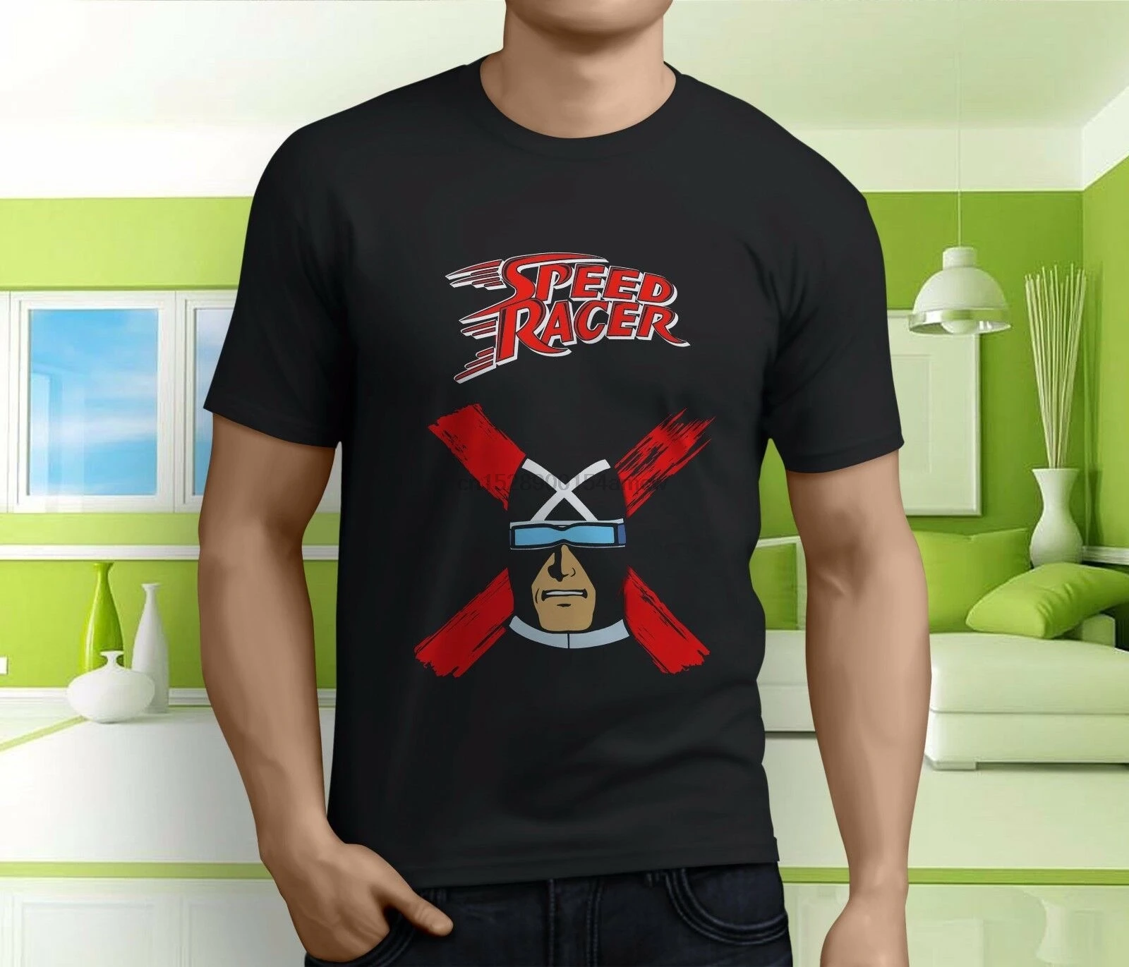 Новые популярные Racer X Скорость аниме GoGoGo Для мужчин комплект из черной кофты с