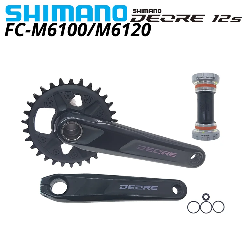 SHIMANO DEORE FC M6100 M6120 12 Скоростей 170 мм 175 32T S передняя Звездочка диаметра окружности