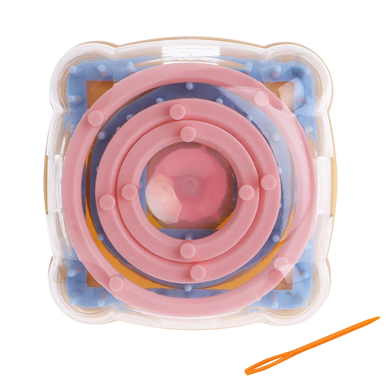 9 шт. вязальный станок набор цветочных узоров шерстяная пряжа спицы инструмент