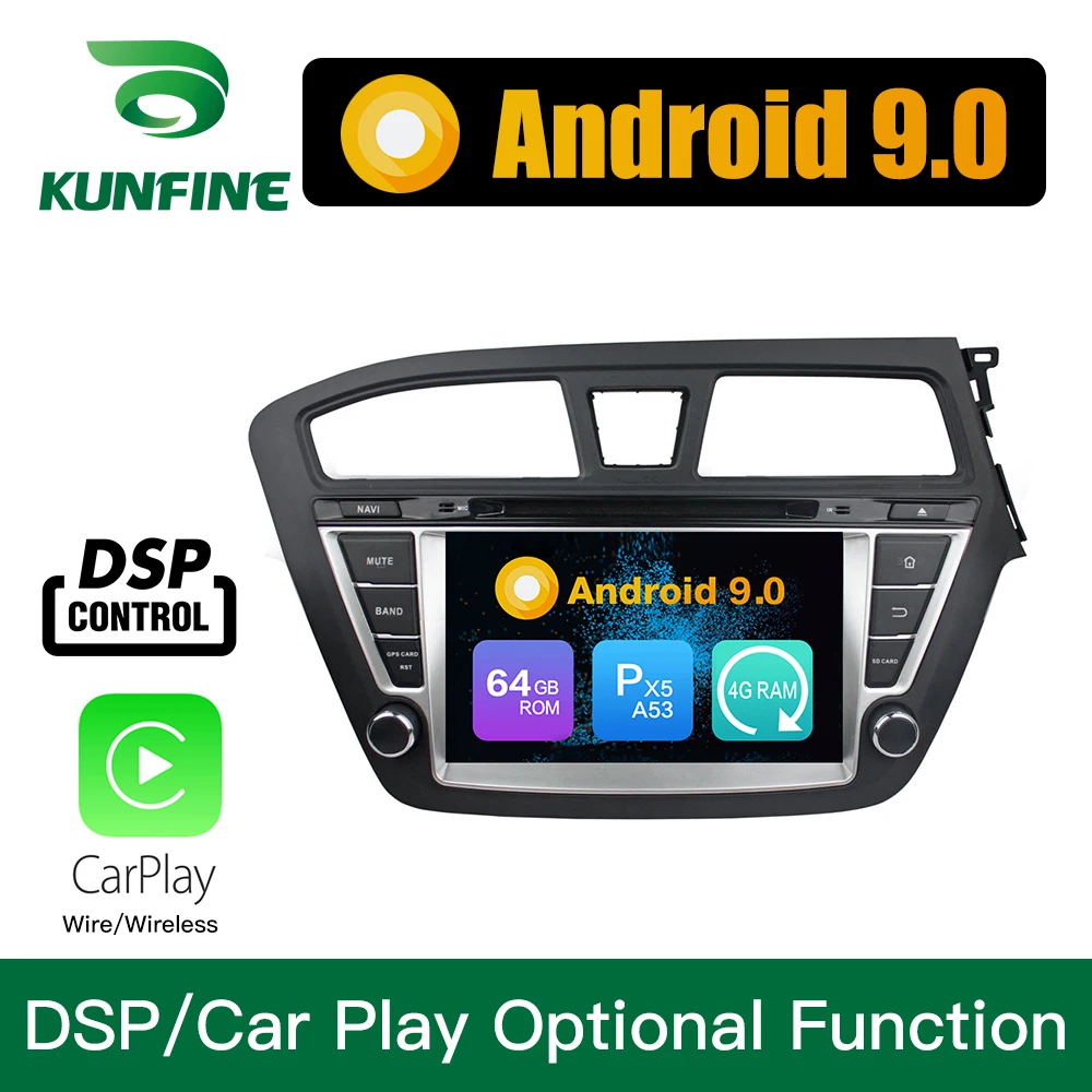 Android 9 0 Восьмиядерный 4 Гб ОЗУ 64 ПЗУ автомобильный DVD GPS мультимедийный плеер