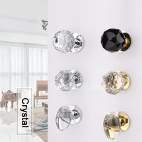 1pcs egg shape crystal lockdiamond shape door lock knobs handle living room bedroom split lock bathroom mute door locks gf856