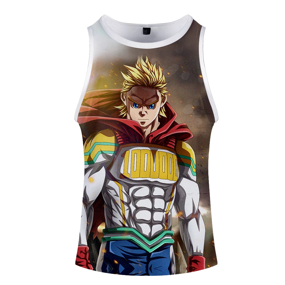 

Мужской жилет My Hero Академия с 3D принтом, роскошный тонкий топ без рукавов с аниме, мужская и женская мода, индивидуальный жилет