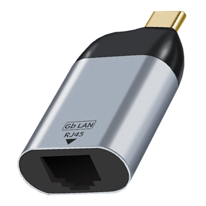 

USB C to Ethernet Adapter USB-C to RJ45 LAN Network Converter Compatible Thunderbolt 3 , 10/100/1000 Mbps