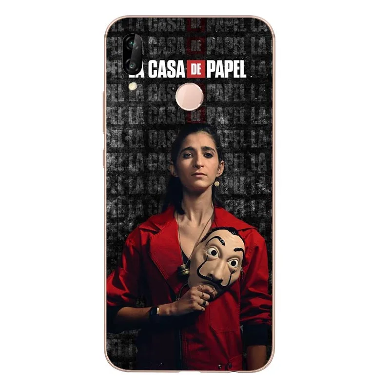 TPU La casa de papel Tokio испанский ТВ прозрачный мягкий Силиконовый ТПУ чехол для телефона huawei P8L P20L P20LITE P30 mate 8 9 10 mate 20Por RS - Цвет: TPU