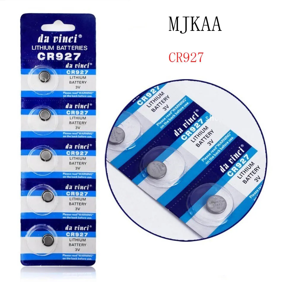 5 шт./MJKAA CR927 Кнопочная батарея CR927 Dl927 Ecr927 5011 л Br927 литиевая батарея Lm927 5011 Lc Kcr927 часы батарея