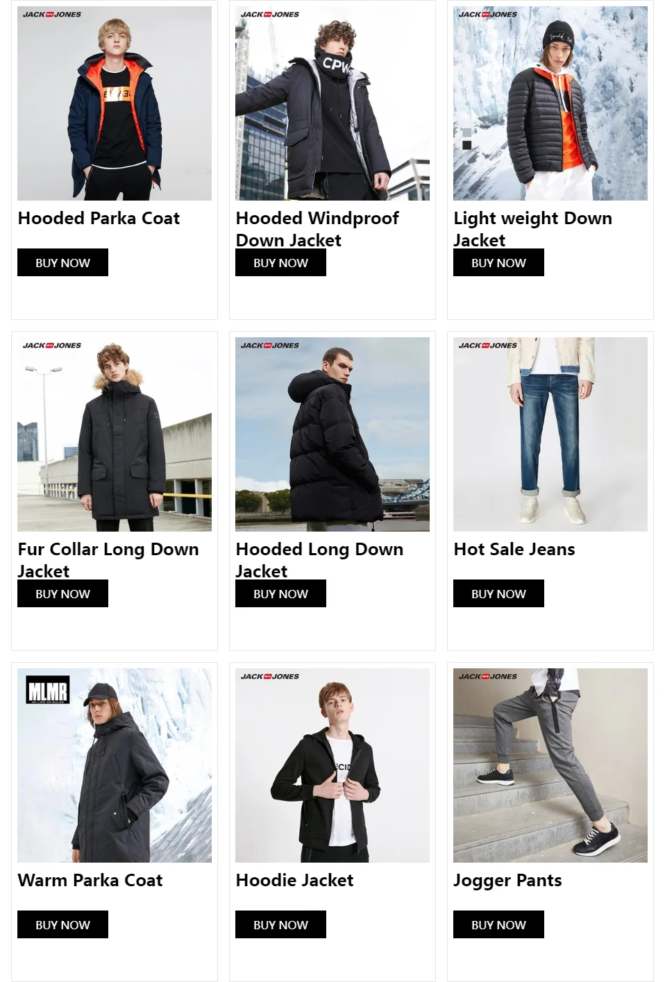 JackJones Мужская хлопчатобумажная трикотажная рубашка поло с коротким рукавом E | 219106510