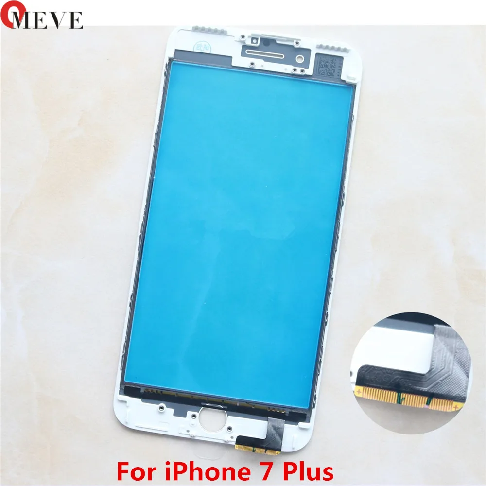 Дигитайзер сенсорного экрана с рамкой для iPhone 6 6S 7 7G 7P 8 Plus сенсорная Передняя