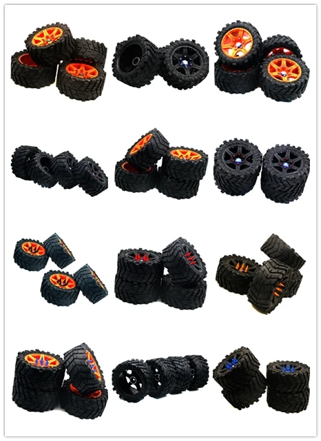 Комплект шин для колес Размер шин: 220 мм * 105 с колпачком гайки колеса (4 шт.)