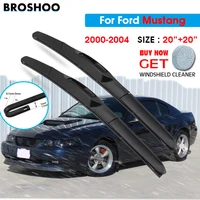 car wiper blade for ford mustang 2020 2000 2001 2002 2003 2004 auto windscreen windshield wipers window wash fit u hook arms