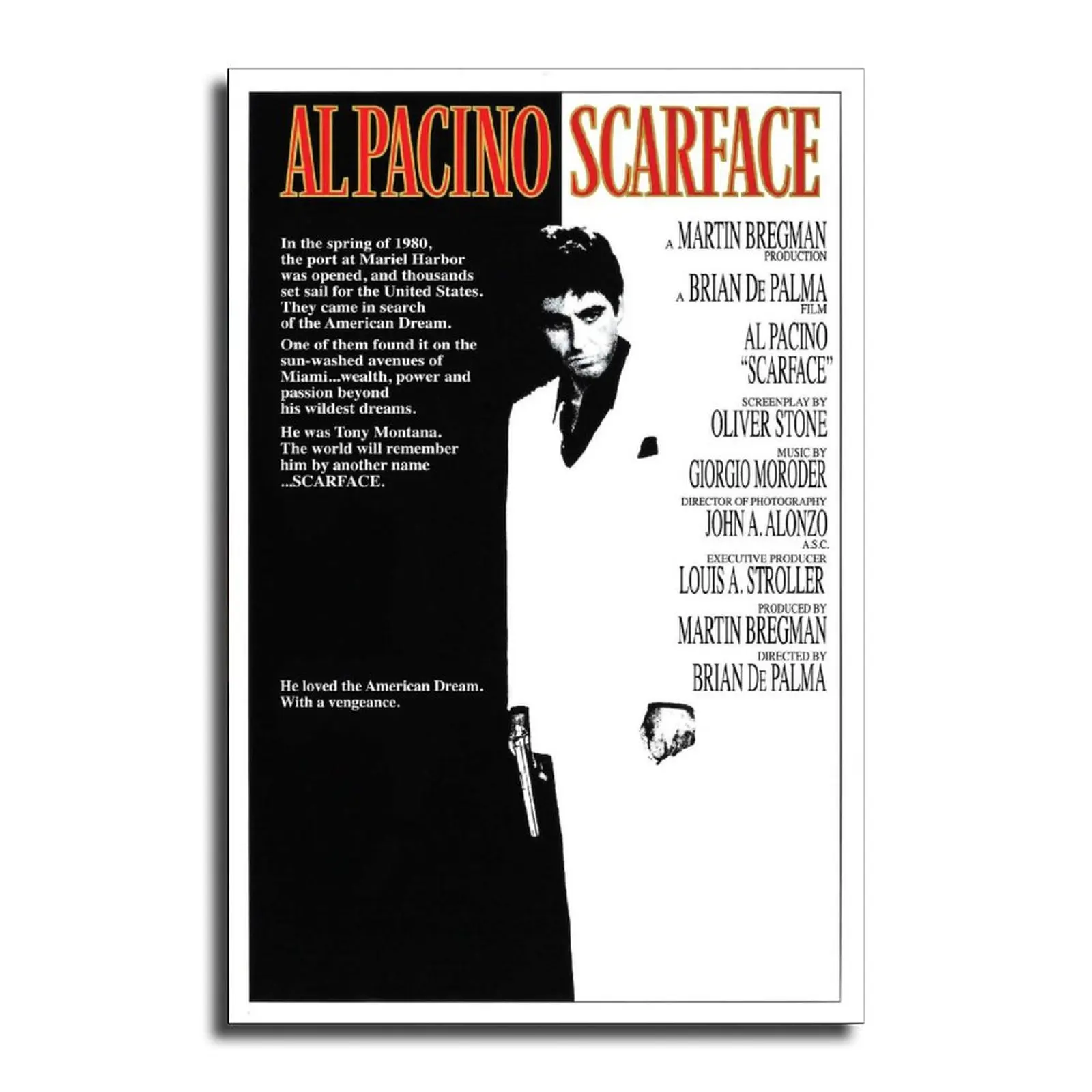 

Холст Scarface, художественный плакат и настенный художественный принт, современные декоративные постеры для семейной спальни