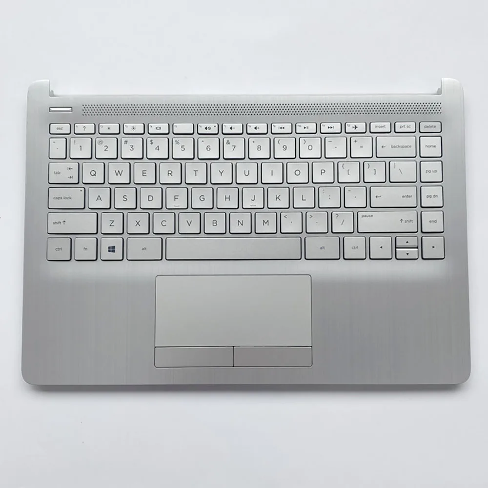 

NEW Palmrest Keyboard for HP Pavilion 14-CF 14-DF 14-DK1022WM L48647-001 L48648-001 US silver