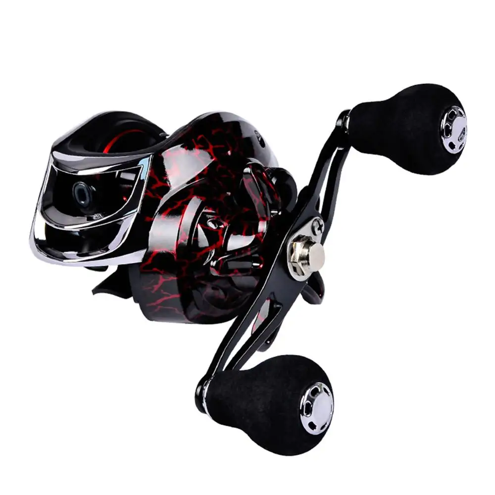 

Fishing Reel Bait 7.1:1 Baitcasting Casting Reels Metal Fishing Reel Aluminum Alloy 18+1BB Spool 10KG Max Drag DW121