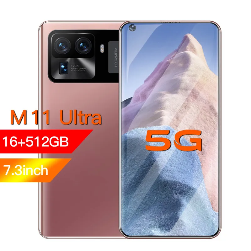 

M11 Ultra Smartphone 7.3 inch 16GB+512GB 24+48MP Unlocked Mobile Phones Android Celulares Global Version 4G 5G Cell Phone