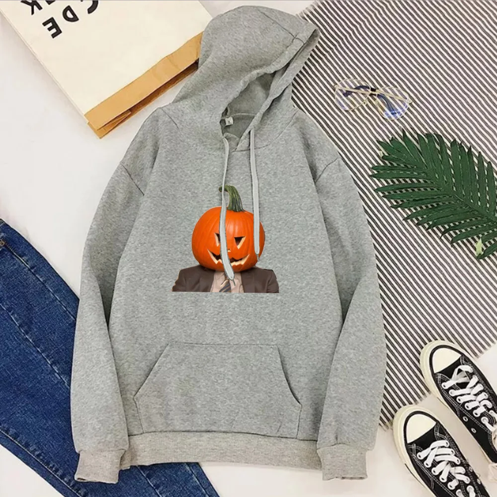 

Halloween Pumpkin Sweatshirt Long Sleeve Oversized Sweatshirt Halloween Clothes Women Vintage Streetwear Hoodies XL