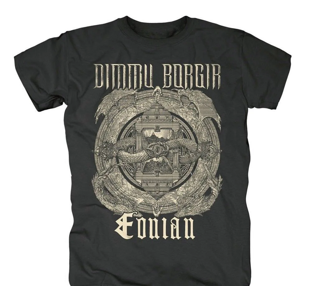 Dimmu Borgir Eonian футболка футболки 2019 брендовая одежда приталенная с принтом |