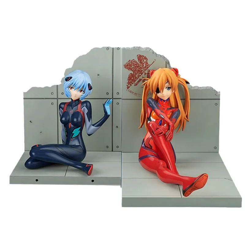 

Evangelion Japanese Anime Action Figures Asuka Langley Soryu Ayanami Rei Figurine Model Collections Dolls Toys For Aldult Gifts
