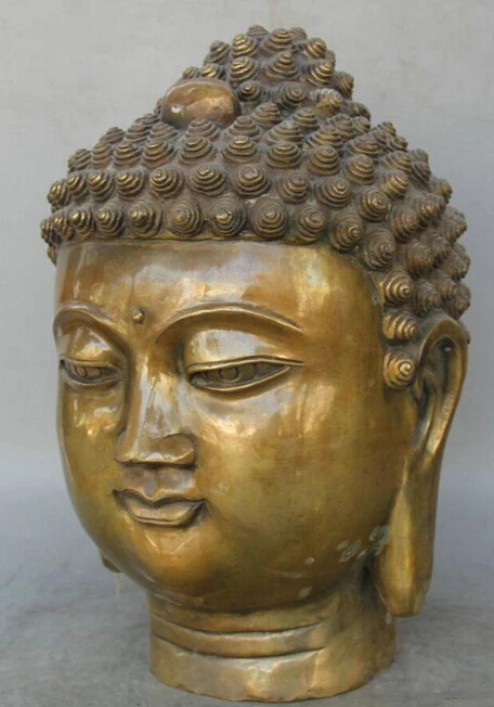 WBY 925 + 14 &quotАнтичный Тибетский буддизм медь Шакьямуни Амитабха статуя бюста и