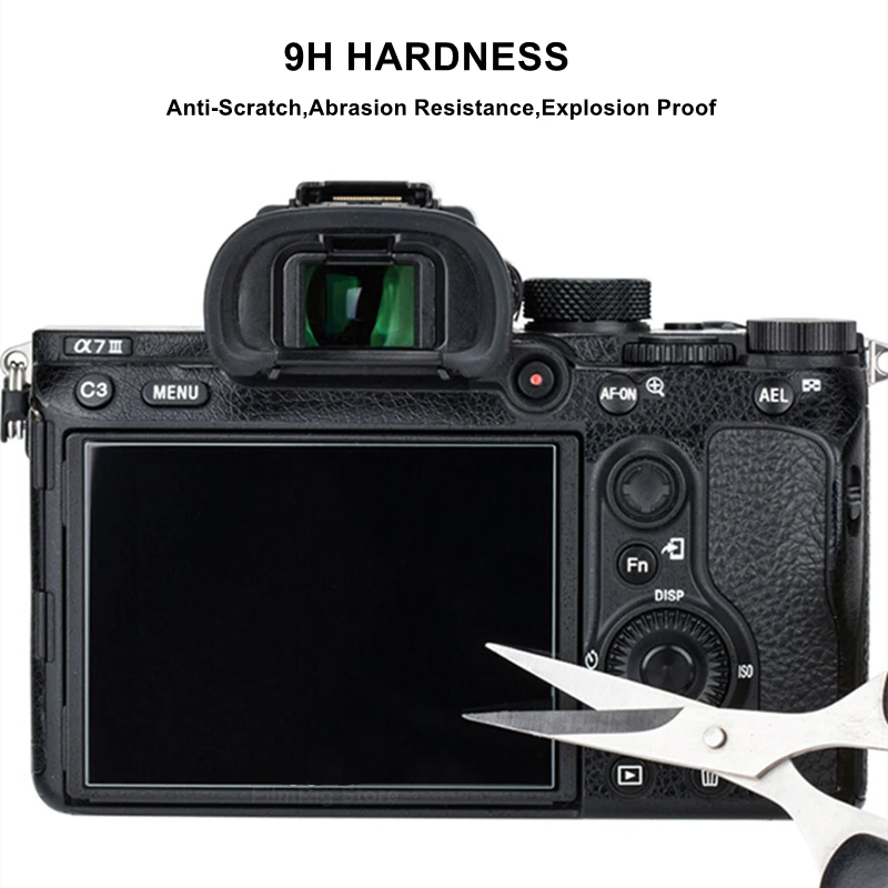 A6400 камера Оригинальная 9H закаленное стекло Защита ЖК-экрана для Sony A7S III A7II A7III A7M3