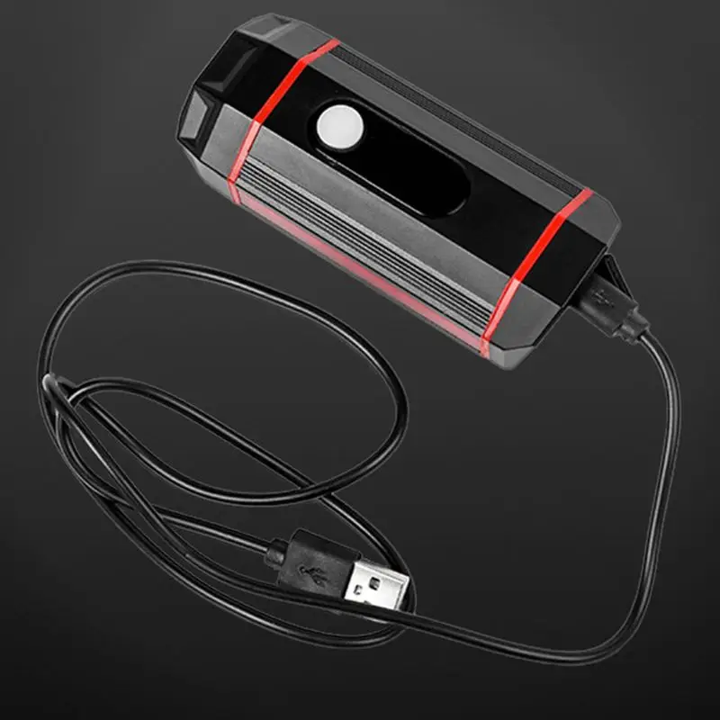 

USB Rechargeable 250 Lumen LED Bicycle Headlight Taillight Bike Front Rear Light 875D