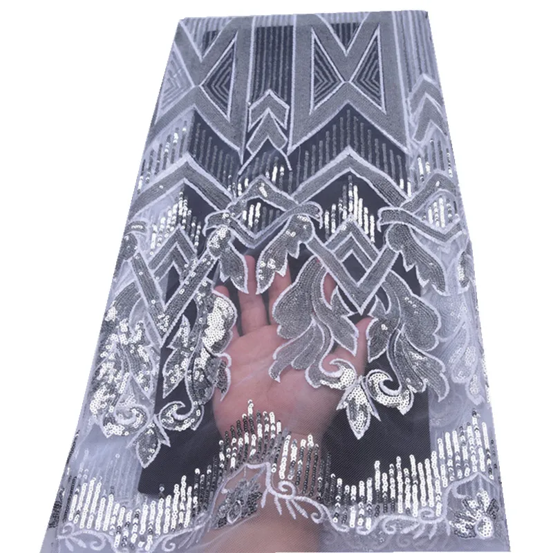 Новейшие золотые африканские сухие кружевные ткани 2020 Высококачественная