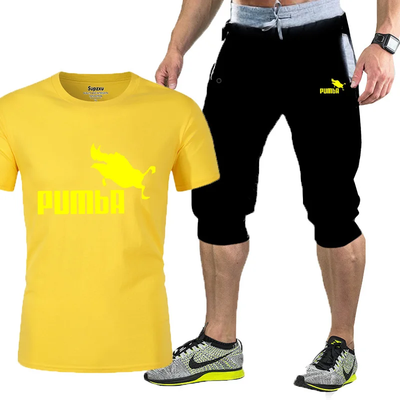 

2021 new men's and women's fashion T-shirts, casual printed sports shirts, hip-hop style T-shirts set