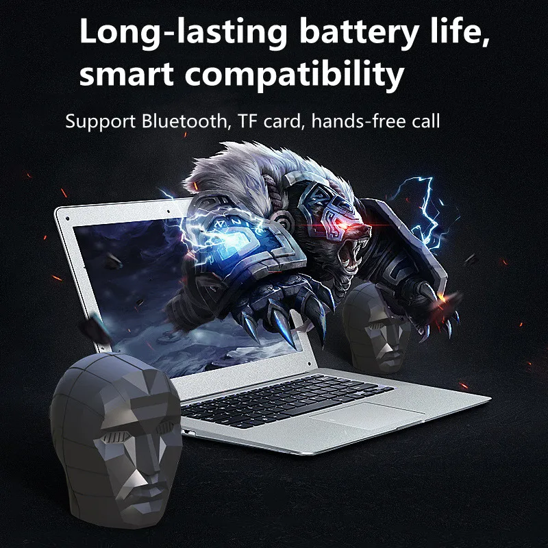 Squid Game Mask Wireless Bluetooth Speaker Subwoofer Surround Sound Player Support For Radio Card Playback | Электроника