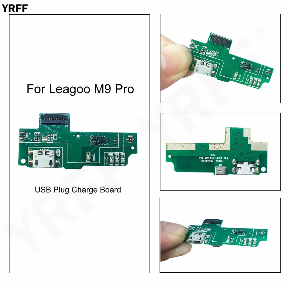 free shipping usb plug charge port board for leagoo m9 pro usb charging dock flex cable mobile phone repair parts free global shipping
