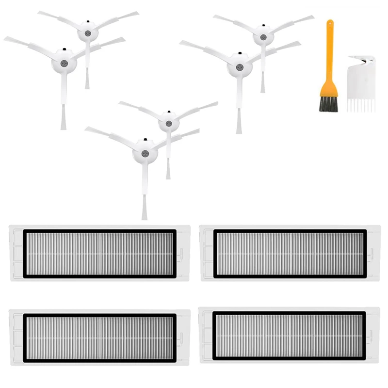 

HOT！-for XiaoMi Roborock S50 S51 E25 E20 Accessories Vacuum Cleaner Parts Washable HEPA Filter Side Brush Spare Replacement
